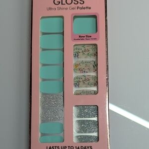 Dashing Diva Nail Strips Teal